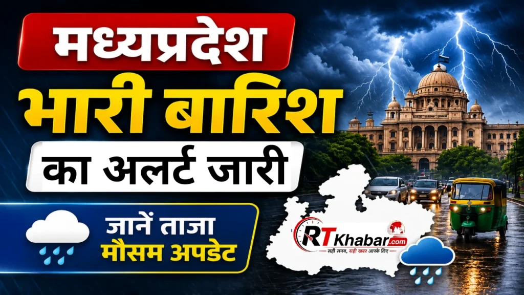 MP Weather Today: एमपी में मानसून का महा-अलर्ट! भोपाल-इंदौर समेत 50+ जिलों में भारी बारिश की चेतावनी